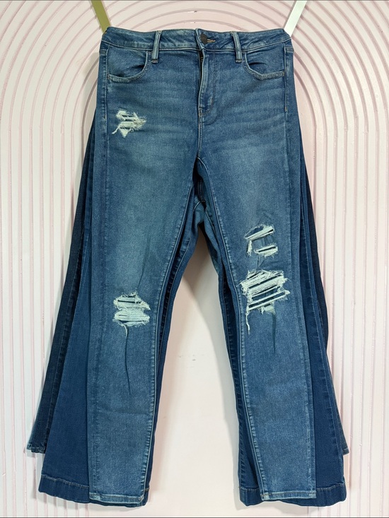 American Eagle Outfitters Denim - American Eagle Outfitters Blue Distressed Flare Jeans